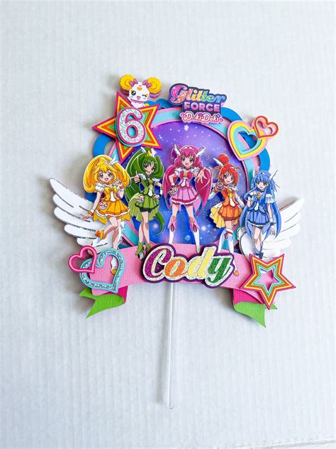 Inspired Glitter Force Glitter Forcecake Topperglitter Force Etsy