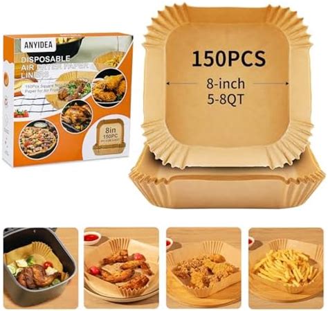 Amazon Air Fryer Liners Disposable Paper 150 PCS Non Stick