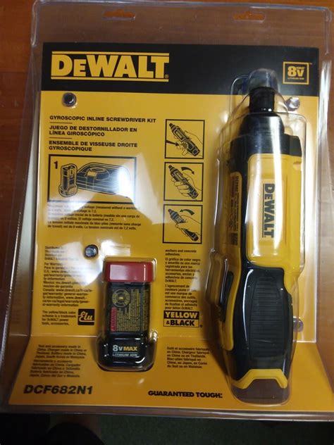 Dewalt Dcf682n1 8v Max Lithium Ion Cordless Gyroscopic Screwdriver