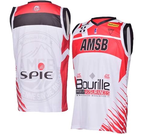 Aix Maurienne Savoie Basket 2019 2020 主场球衣