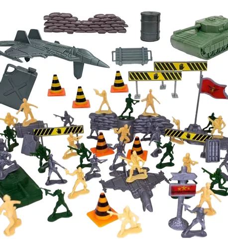 Kit Brinquedo Exercito Soldados De Guerra Soldadinhos P S Mercadolivre