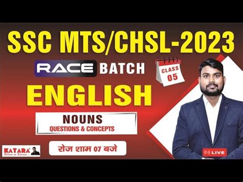 Noun Practice For Ssc Mts Chsl Race Batch Class English