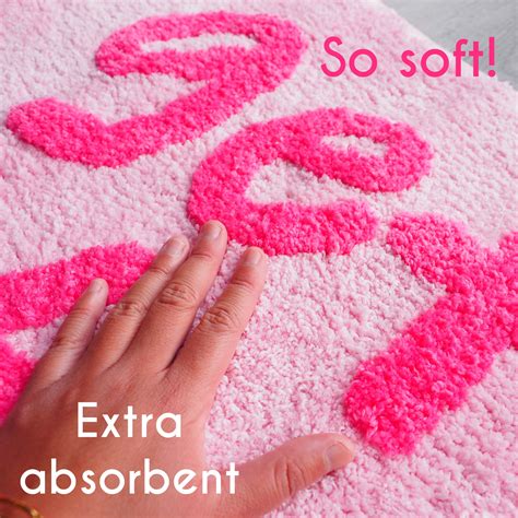 Get Naked Bath Mat Hot Pink Funny Cute Bathroom Rugs Magenta Etsy