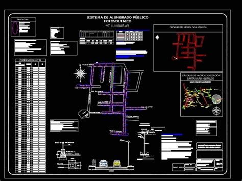 Fotowoltaiczne O Wietlenie Publiczne W Programie Autocad Biblioteka Cad