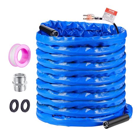 Vevor 100ft Heated Water Hose For Rv 45℉ Antifreeze Heated Drinking