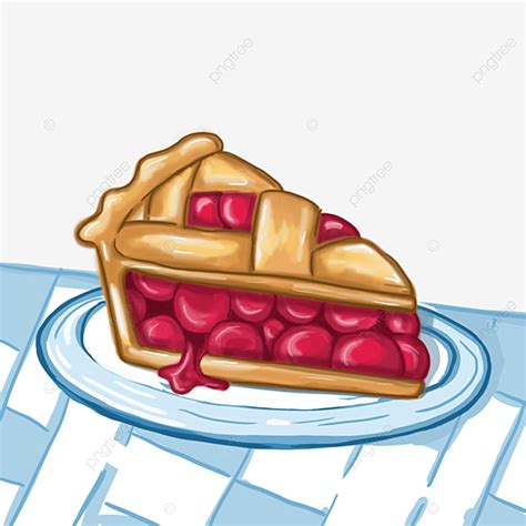 Cherry Pie Clipart Black And White Heart