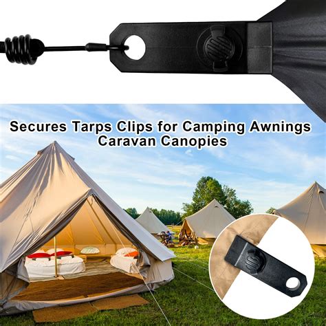 Snapklik Tarp Clips Heavy Duty Lock Grip Clamps Thumb Screw Tent