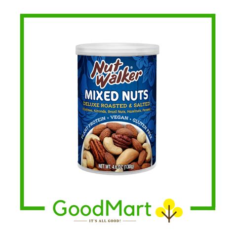 Nutwalker Deluxe Roasted And Salted Mixed Nuts 130g Goodmartph