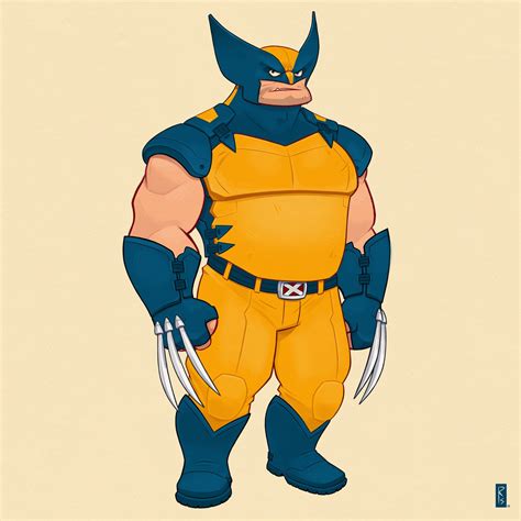 artstation wolverine character design