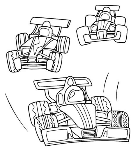 Desenhos De Carros De Corrida Para Colorir Bora Colorir