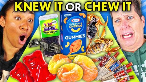 New Show Knew It Or Chew It Craziest Vat19 Products People Vs