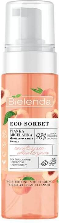 Bielenda Eco Sorbet Peach Micellar Cleansing Foam Moisturizing And