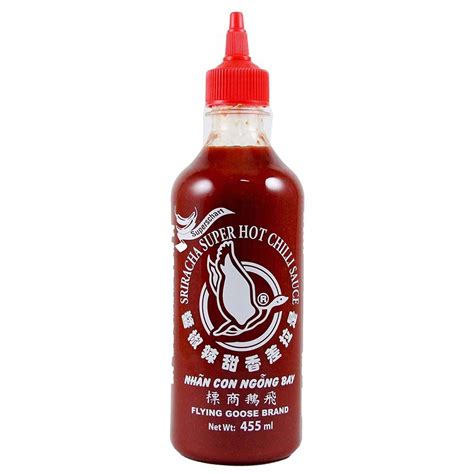 Flying Goose Brand Sriracha Super Hot Chilli Sauce Ml Asian Dukan