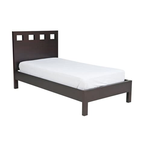 Modus Furniture Nevis Espresso Twin Wood Platform Bed In The Beds