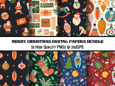 1 Merry Christmas Backgrounds Pack Designs Graphics