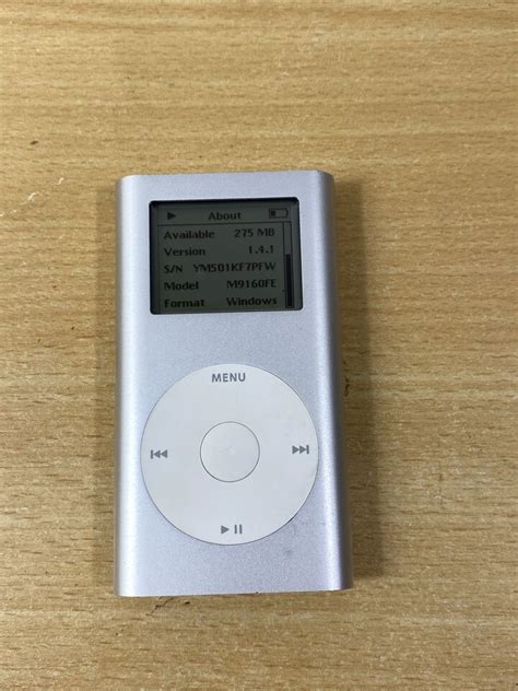 Apple Ipod Mini 1st Generation Silver A1051 2004 4gb 718908682814 Ebay