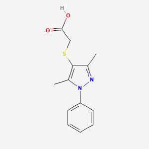 Dimethyl Phenyl H Pyrazol Yl Thio Acetic Acid S