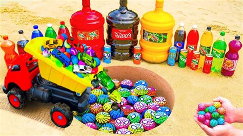 How To Make Orbeez Chupa Chups Marble Cars Coca Cola Fanta Sprite Coke