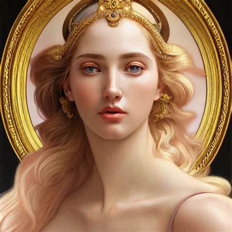 Goddess Graceful Ultra Realistic Photo Portrait Of Venus Pain