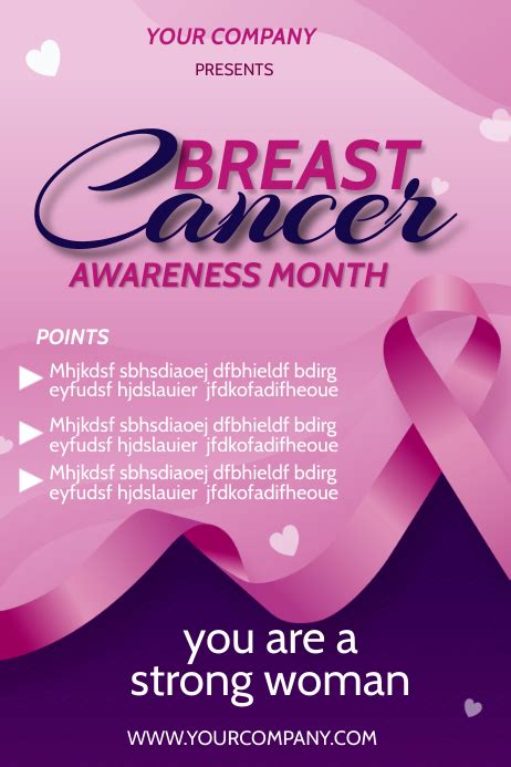 Breast Cancer Awareness Template Postermywall