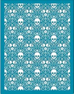 Amazon Olycraft X Inch Skull Clay Stencils Skeleton Non