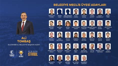 2024 AK Parti Sultanbeyli Belediye Meclis Üyesi Listesi belli oldu