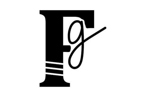 Fg Monogram Logo Graphic By Piku Design Store · Creative Fabrica