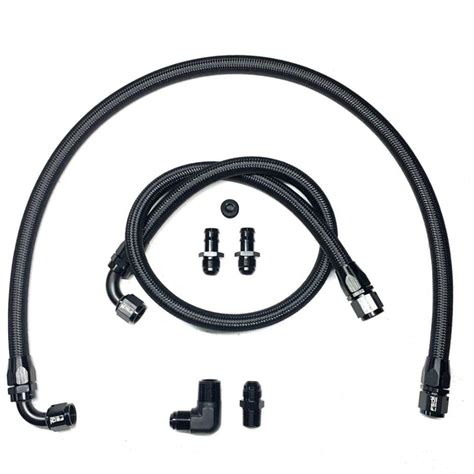 Prosource Full Send Diesel Braided Heater Hose Kit For Cummins 12v