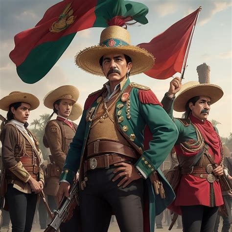 Premium AI Image | Revolutionary Echoes Exploring the Mexican ...