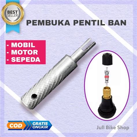 Alat Pembuka Pentil Kunci Buka Ban Cop Motor Sepeda Mobil Pompa Bukaan