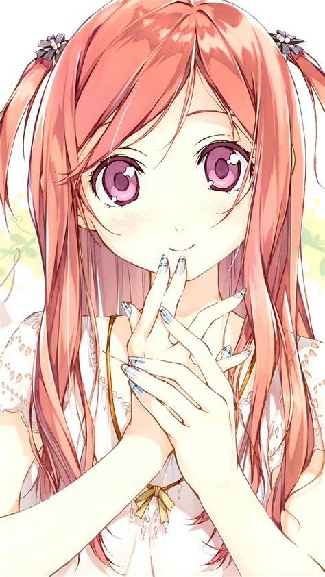 Download Doe Eyed Anime Girl Iphone Wallpaper