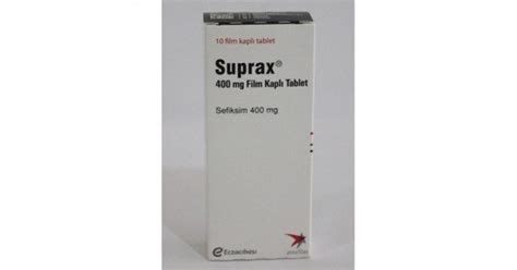 Suprax 400mg 10 tablets - Suprax 400mg 10 tablets Medicine | AllBrandMeds