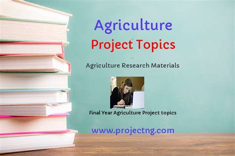 Free Agriculture Project Topics For Final Year Students | Project materials