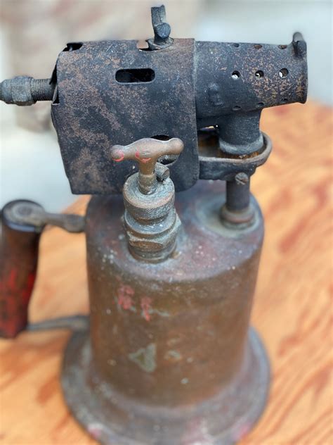 Antique Gas Torch Etsy