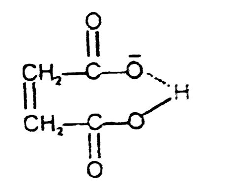 Maleic Acid Intramolecular Hydrogen Bonding