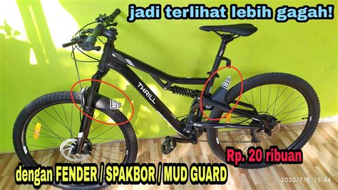 Spakbor Fender Mud Guard Sepeda MTB YouTube