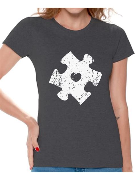 Awkward Styles Autism Puzzle Shirts For Women Autism Awareness T Shirt