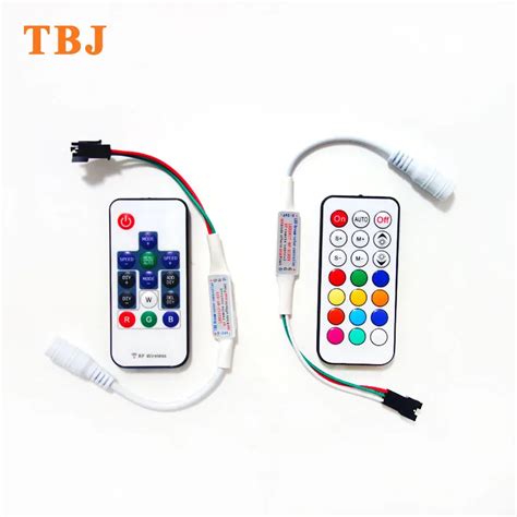 Dc V Keys Key Wireless Led Mini Dream Color Rf Controller For