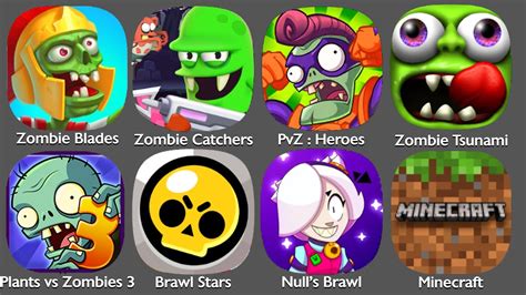 Plants Vs Zombies 3 PvZ Heroes Zombie Tsunami Brawl Stars Minecraft