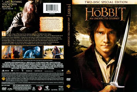 The Hobbit An Unexpected Journey Movie Dvd Scanned Covers The