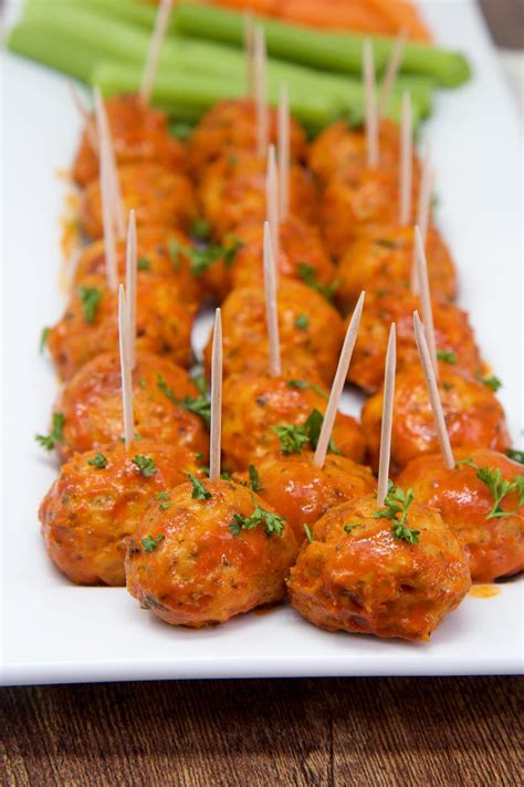 Buffalo Chicken Meatballs Easy Tried And True Recipe