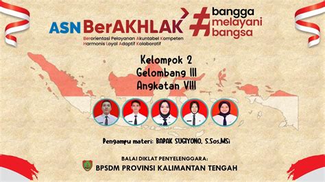 Penerapan Core Values ASN BerAKHLAK Tugas Latsar Kelompok 2 CPNS TA