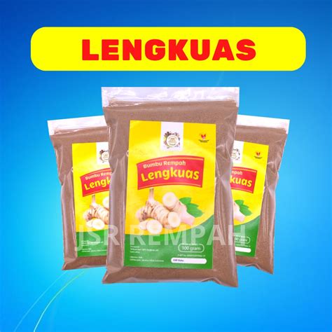 Jual Jsr Rempah Lengkuas Bubuk Laos 100 Gram Shopee Indonesia