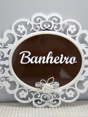 Placa Decorativa Banheiro Elo Produtos Especiais