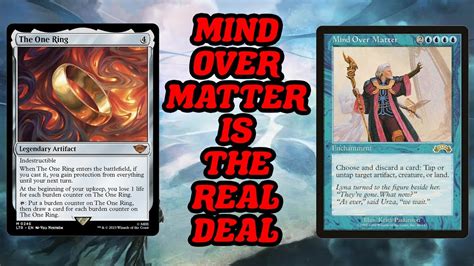 MIND OVER MATTER IS THE REAL DEAL Legacy Simic The One Ring Combo Omni