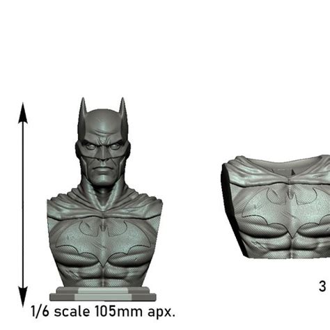 Descargar Archivo Stl Busto De Batman Modelo De Impresión 3d Stl Modelo