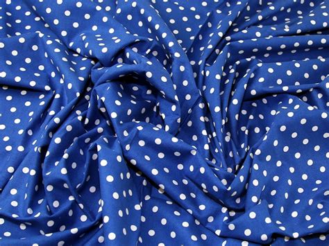 7mm Spotty Polka Dot Print Cotton Dress Fabric JL 87330 M EBay