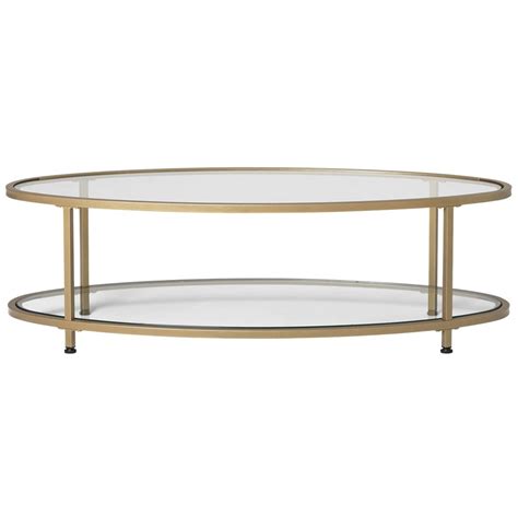 Glass Top Oval Coffee Table Atelier Yuwa Ciao Jp