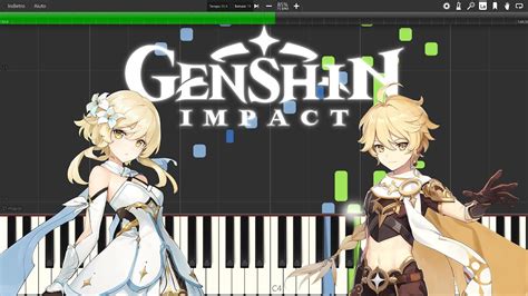 Genshin Impact Main Theme Piano Synthesia YouTube