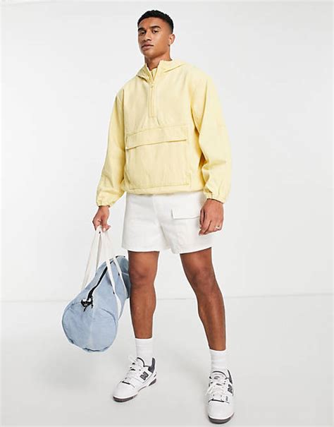 Levis Fresh Capsule Sutro Anorak Jacket In Yellow With Hood Asos